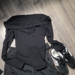 Guess Black Off-Shoulder Bodysuit